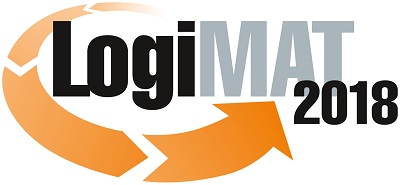 Logo LogiMAT 2018 in Stuttgart